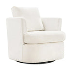 Fauteuils pivotants modernes Chenille pour salon