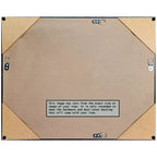 Miroir Mural de Salle de Bain Rectangulaire 42"x31" en Nickel Brossé – Non Biseauté, Cadre en Polystyrène, Fixation Murale