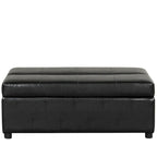 Lit d'appoint pliable ottoman convertible Twin Size avec matelas, canapé-lit rembourré en PU