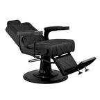 Fauteuil de Barbier Robuste Inclinable, Noir