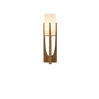 Lampadaires LED en bois vintage avec abat-jour en tissu