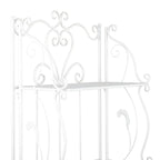 Étagère de Boulanger Pliable Haute à 5 Niveaux en Métal Décoratif pour Intérieur/Extérieur - Or ou Blanc - Roche River Decor