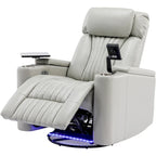 Fauteuil inclinable motorisé de cinéma maison multifonctionnel pivotant à 270°