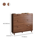Meuble à chaussures traditionnel réglable à 3 niveaux en bois massif
