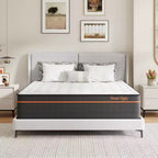 Sweetnight 14-in Medium Queen Hybrid Memory Foam/Coil Blend Mattress in a Box
