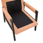 Fauteuil d'appoint en chenille de style Mid-Century Modern – Chaise longue élégante pour salon