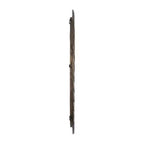 Miroir Mural Rond de 29 po avec Cadre en Métal Texturé – Accent Décoratif Bronze et Cuivre pour la Maison et le Bureau