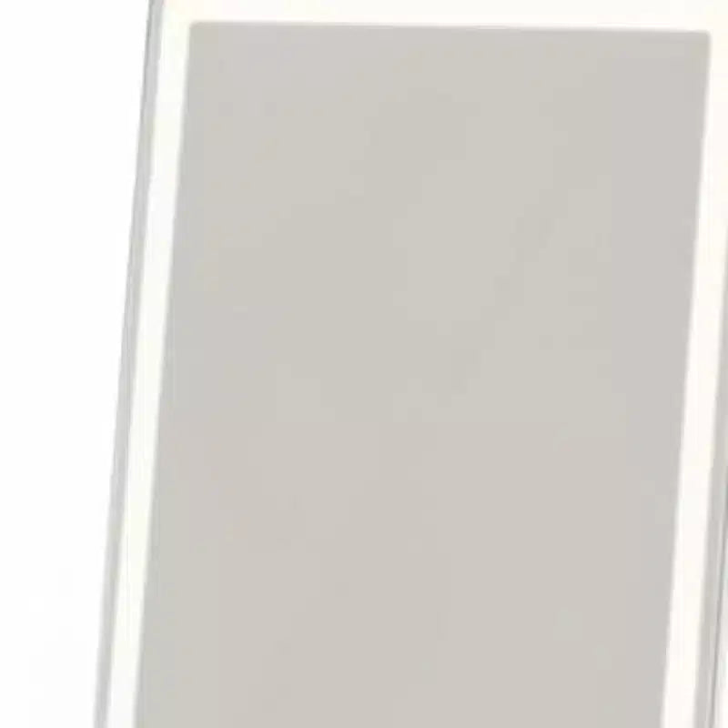 Miroir pleine longueur sans cadre éclairé de 64 po, autoportant et mural