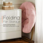 Fauteuil rond en fausse fourrure – Fauteuil rond confortable de taille adulte pour chambre et salon
