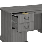 Bureau de direction Bush Furniture Saratoga avec tiroirs et rangements
