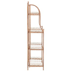 SAFAVIEH Bryn Étagère de boulanger d'extérieur victorienne en fer forgé à 4 niveaux - 63,5 cm l x 38,1 cm P x 160 cm H - 25L x 15P x 63H
