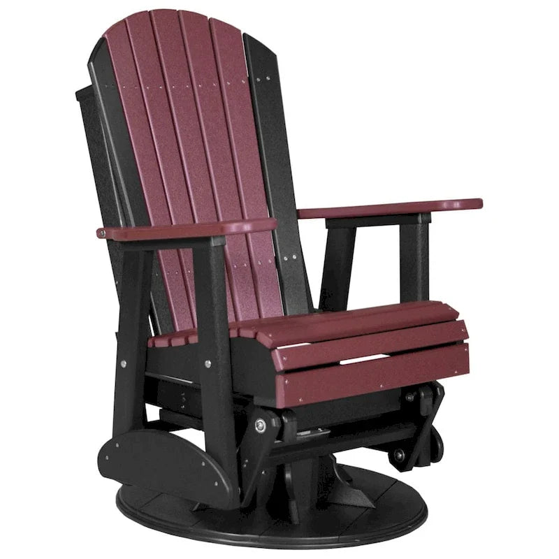 Fauteuil planeur pivotant Adirondack en polybois