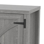 Meuble TV de ferme avec cheminée électrique de 58 po, console pour téléviseurs jusqu'à 65 po