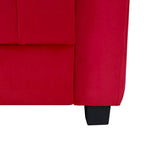 Fauteuil inclinable de luxe pour enfants avec repose-pieds, appuie-tête et 2 porte-gobelets, en microfibre, pour les enfants de 3 ans et plus