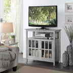 Meuble TV Big Sur Highboy de 40 pouces avec rangements, par Convenience Concepts
