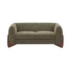 Christopher Knight Home James 63 " Boucle Fabric Loveseat Green