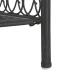 SAFAVIEH Bryn Étagère de boulanger d'extérieur victorienne en fer forgé à 4 niveaux - 63,5 cm l x 38,1 cm P x 160 cm H - 25L x 15P x 63H