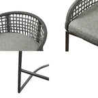 Tabouret de comptoir tissé Carmel Madison Park 25