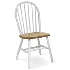 Chaise de salle à manger à dossier fuseau Windsor en bois massif International Concepts