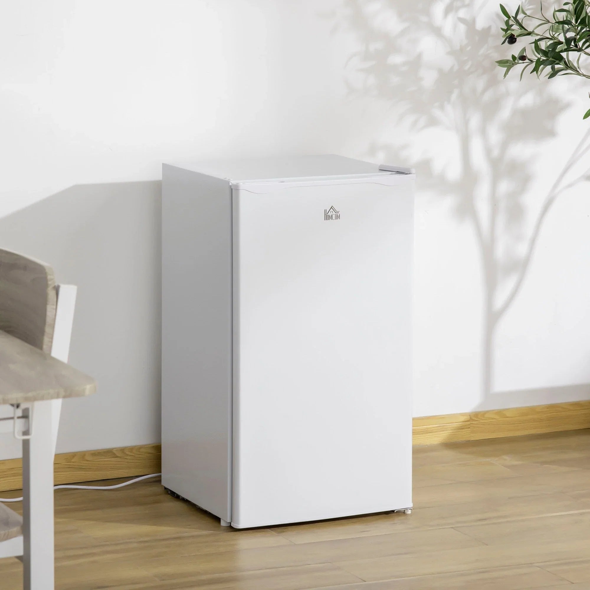 Mini-réfrigérateur de 3,2 pi³ avec congélateur, réfrigérateur compact à porte unique avec thermostat réglable pour chambre à coucher