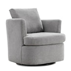 Fauteuils pivotants modernes Chenille pour salon