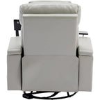 Fauteuil inclinable motorisé de cinéma maison multifonctionnel pivotant à 270°