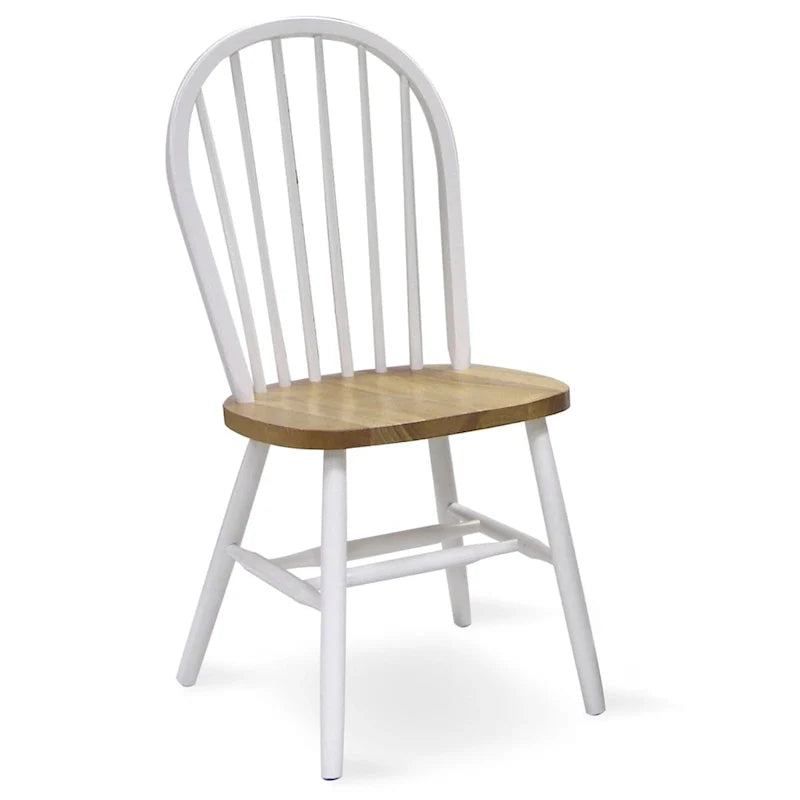 Chaise de salle à manger à dossier fuseau Windsor en bois massif International Concepts