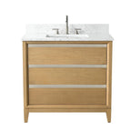 Meuble-lavabo Vanity Art avec évier en céramique et dessus en marbre reconstitué
