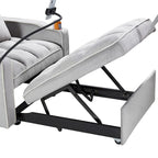 Fauteuil-lit convertible réglable, lit d'appoint escamotable