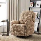 Fauteuil inclinable pivotant manuel Arlette Contemporary Floral avec dossier capitonné