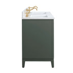 Meuble-lavabo Vanity Art avec évier en céramique et dessus en marbre reconstitué