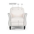 Fauteuils d'appoint modernes pour le salon