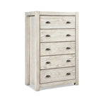 Commode 5 tiroirs en bois massif Montauk Grain Wood Furniture