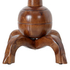 Porte-manteau sur pied en bois d'hévéa à motif de branches d'arbre avec 8 crochets - 24,5 l x 70,87 h