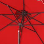 Parasol double-toit d'extérieur Kjerstin Valance 2,74 m