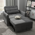 Canapé-lit convertible 3-en-1, Canapé-chaise dépliable, Lit pliant convertible pour salon