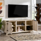 Meuble TV avec porte de grange Middlebrook Firebranch 58 pouces