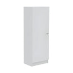 HomeRoots 47 Armoire de cuisine ou de rangement en bois blanc - 16,9' X '47,4' X '12,3