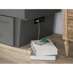 Lit escamotable coffre Chelsea Queen avec matelas