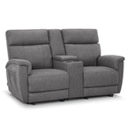 Canapé inclinable électrique MCombo 60,2 po avec massage et double chauffage, appuie-tête réglable, ports USB et Type C, tissu