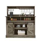 Meuble bas de bar à café Moasis Farmhouse - 38,4 P x 119,9 L x 130,8 H