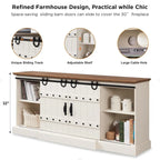 Meuble TV Cheminée de Ferme, Meuble Multimédia, Console Multimédia