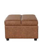 Lit d'appoint pliable ottoman convertible Twin Size avec matelas, canapé-lit rembourré en PU