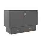 Lit escamotable coffre Chelsea Queen avec matelas