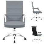 Chaise de bureau Homall nervurée Chaise de bureau d'ordinateur