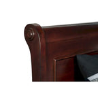 Lit traîneau Rodgers Bordeaux, New Classic Furniture
