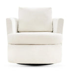 Fauteuils pivotants modernes Chenille pour salon