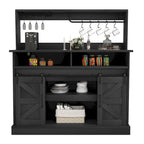 Meuble bas de bar à café Moasis Farmhouse - 38,4 P x 119,9 L x 130,8 H