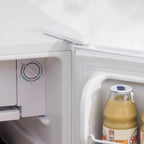 Mini-réfrigérateur de 3,2 pi³ avec congélateur, réfrigérateur compact à porte unique avec thermostat réglable pour chambre à coucher