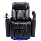 Fauteuil inclinable motorisé de cinéma maison multifonctionnel pivotant à 270°